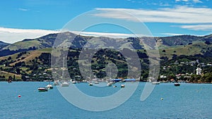 Akaroa Town, Canterbury, South Island, New Zealand