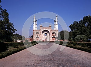 Akbars Mausoleum, Sikandra, India.