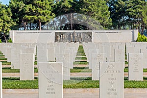 Akbas Martyrs Cemetery and Memorial in Canakkale