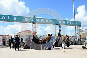 Akcakale - border gate