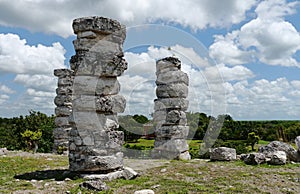 Ake mayan ruins Pyramide culture mexico Yucatan