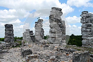 Ake mayan ruins Pyramide culture mexico Yucatan