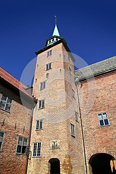 Akershus medieval fortress and castle in Oslo, Norway