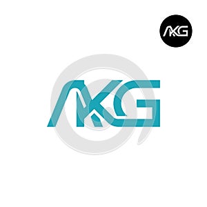 AKG Logo Letter Monogram Design