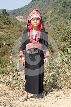 Akha woman in Laos