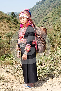 Akha woman in Laos