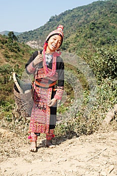 Akha woman in Laos