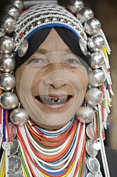 Akha woman in northern Thailand