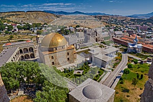 AKHALTSIKHE, GEORGIA - 08 AUGUST 2017: Famous Rabati Castle Comp