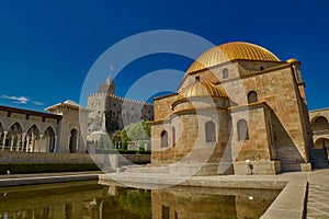 AKHALTSIKHE, GEORGIA - 08 AUGUST 2017: Famous Rabati Castle Comp