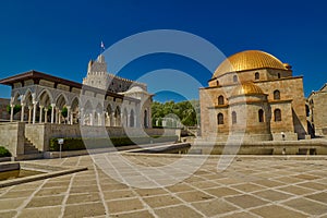 AKHALTSIKHE, GEORGIA - 08 AUGUST 2017: Famous Rabati Castle Comp