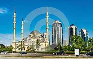 The Heart of Chechnya Mosque in Grozny, Russia