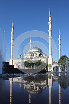 Akhmad Kadyrov Mosque in Grozny city, Chechnya