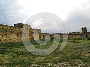 Akkerman fortress. Wall and courtyard. Belgorod-Dniester