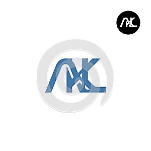 AKL Logo Letter Monogram Design
