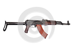 AKMS airborn version of Kalashnikov assault rifle