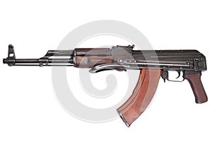 AKMS airborn version of Kalashnikov assault rifle photo