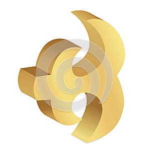 West African Adinkra symbol Akoko Nan