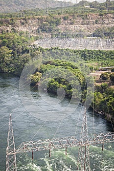 Akosombo Hydroelectric Power Station on the Volta River in Ghana