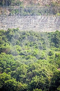 Akosombo Hydroelectric Power Station on the Volta River in Ghana