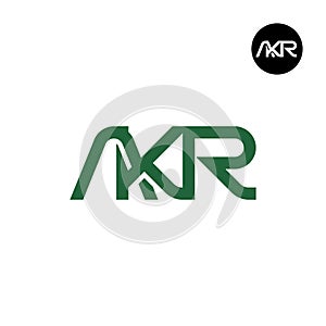 AKR Logo Letter Monogram Design