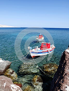 Akrotiri boats