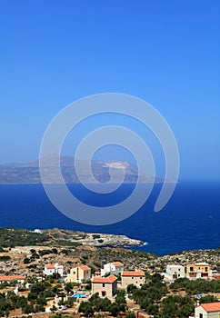 Akrotiri from Kokkino Horio photo