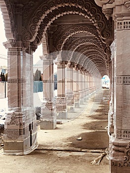 Akshardham temple, arch, NJ USA photo