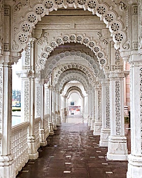 Akshardham temple, beautiful arch. NJ, USA photo
