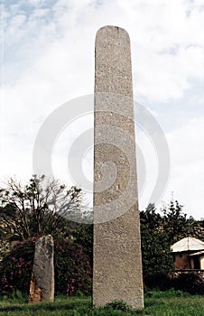 Aksum old stele photo
