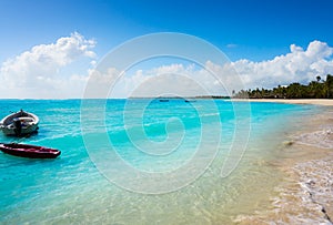 Akumal bay beach in Riviera Maya