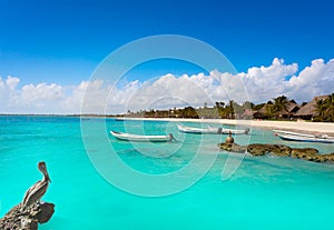 Akumal bay beach in Riviera Maya