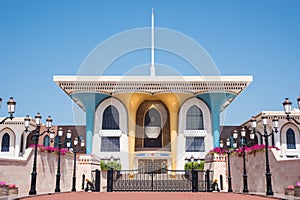 Al Alam Palace in Muscat, Oman photo