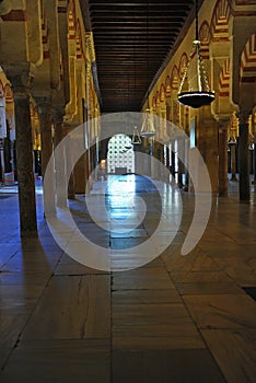 Al Andalus architecture in the Mosque of Cordoba Mezquita de CÃƒÂ³rdoba, Spainb
