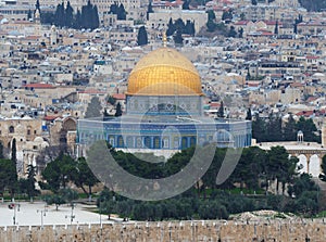 Al-Aqsa Mosque in Jerusalem old city, Israel. Also known as Al-Aqsa and Bayt al-Maqdis, is the third holiest site in Islam.