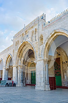 The Al-Aqsa's main entrance