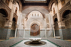 Al-Attarine Madrasa in Fes Morocco