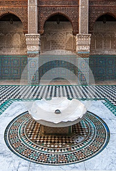 Al Attarine Madrasa in Fez, Morocco