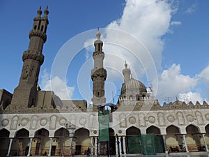 Al-Azhar Mosque in Cairo, Egypt - repair and renovation - Ancient architecture - Sacred Islamic site - Africa religious tour