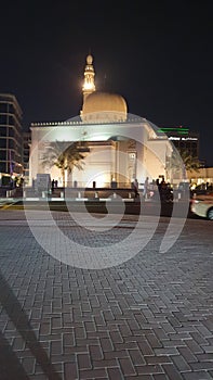 Al barsha mosque night view