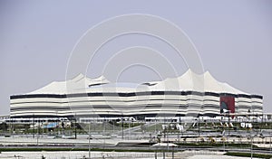 Al Bayt Stadium in Doha, Qatar