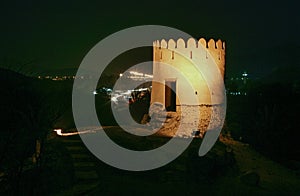 Al Bidya Watchtower at Night