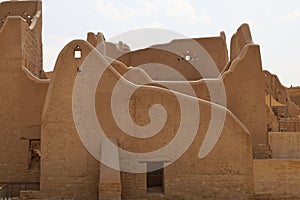 Al Diriyah old capital . Riyadh , Saudi Arabia - Diriyah ruins - Saudi culture. National day photo