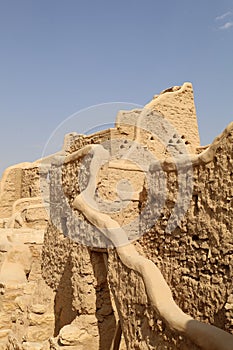 Al Diriyah old capital . Riyadh , Saudi Arabia - Diriyah ruins - Saudi culture. National day photo