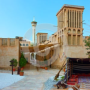 Al Fahidi quarter in Old Dubai