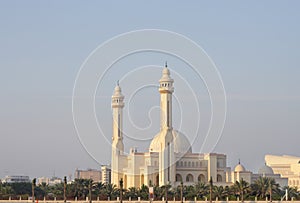 Al Fateh Mosque Bahrain, photographed from south