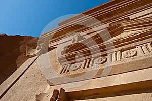 Al Hijr archaeological site Madain Saleh in Saudi Arabia