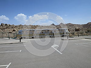 Al Hoota Cave, Sultanat of Oman, historic train.