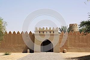 Al Jahili fort in Al Ain, United Arab Emirates