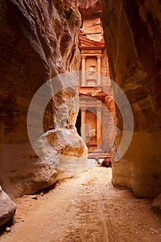 Al Khazneh or The Treasury at Petra